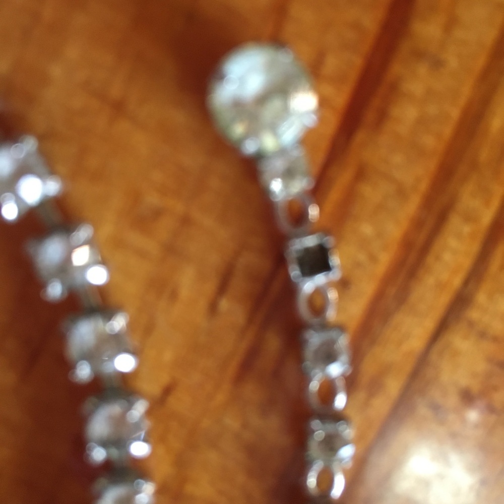 Vintage Rhinestone Box Chocker - Picture 2 of 2